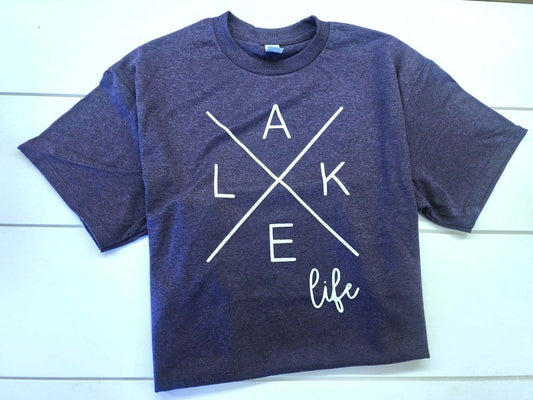 Lake life Navy Tee