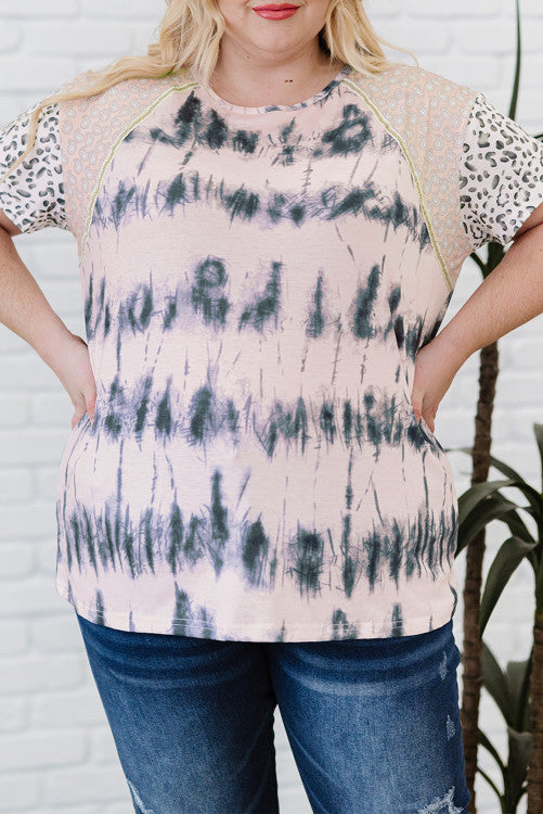 Tie Dye Plus Size Top