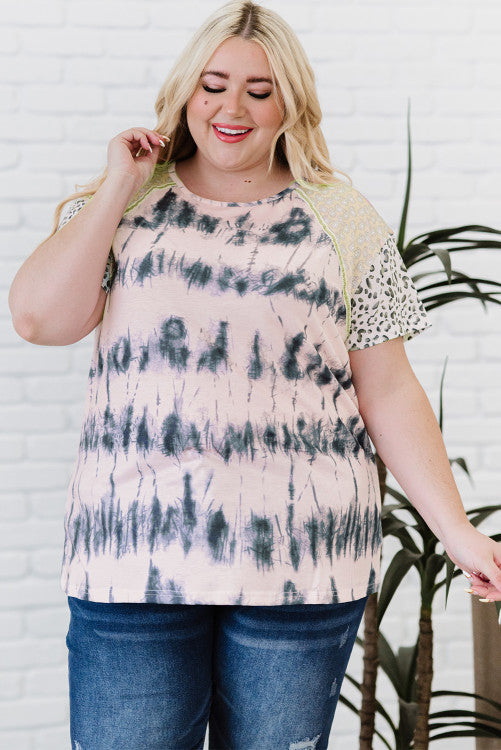 Tie Dye Plus Size Top